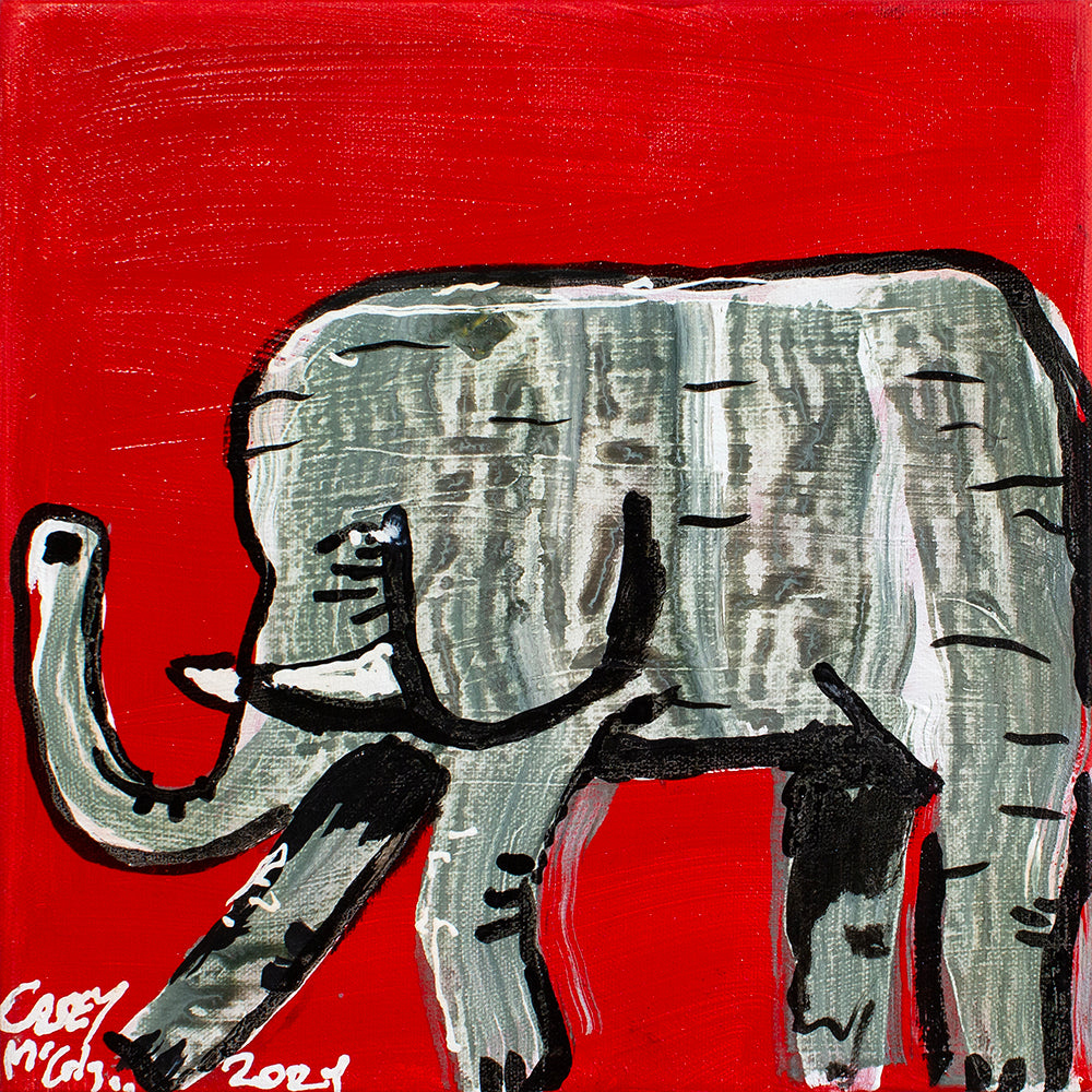 Casey McGlynn artwork 'Elephant' available at Bau-Xi Gallery Vancouver