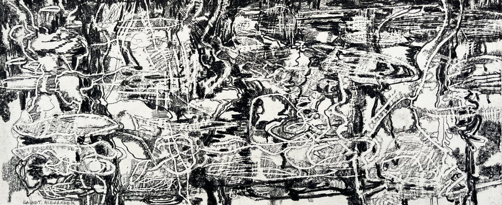 David T. Alexander artwork 'Ice Forming on Pond 2' available at Bau-Xi Gallery Vancouver