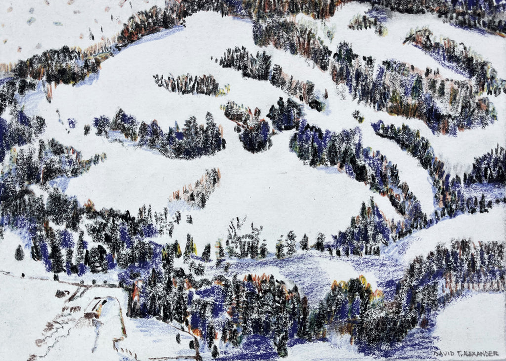 David T. Alexander artwork 'Out Of The Mountains' available at Bau-Xi Gallery Vancouver