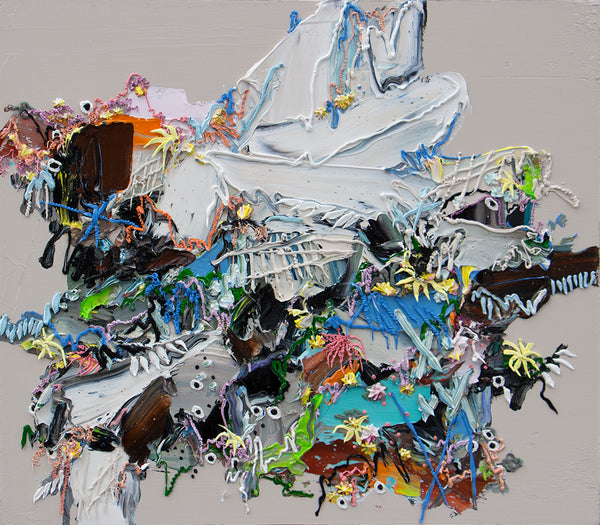 Nicole Katsuras artwork 'Hopscotch Alley' available at Bau-Xi Gallery Vancouver