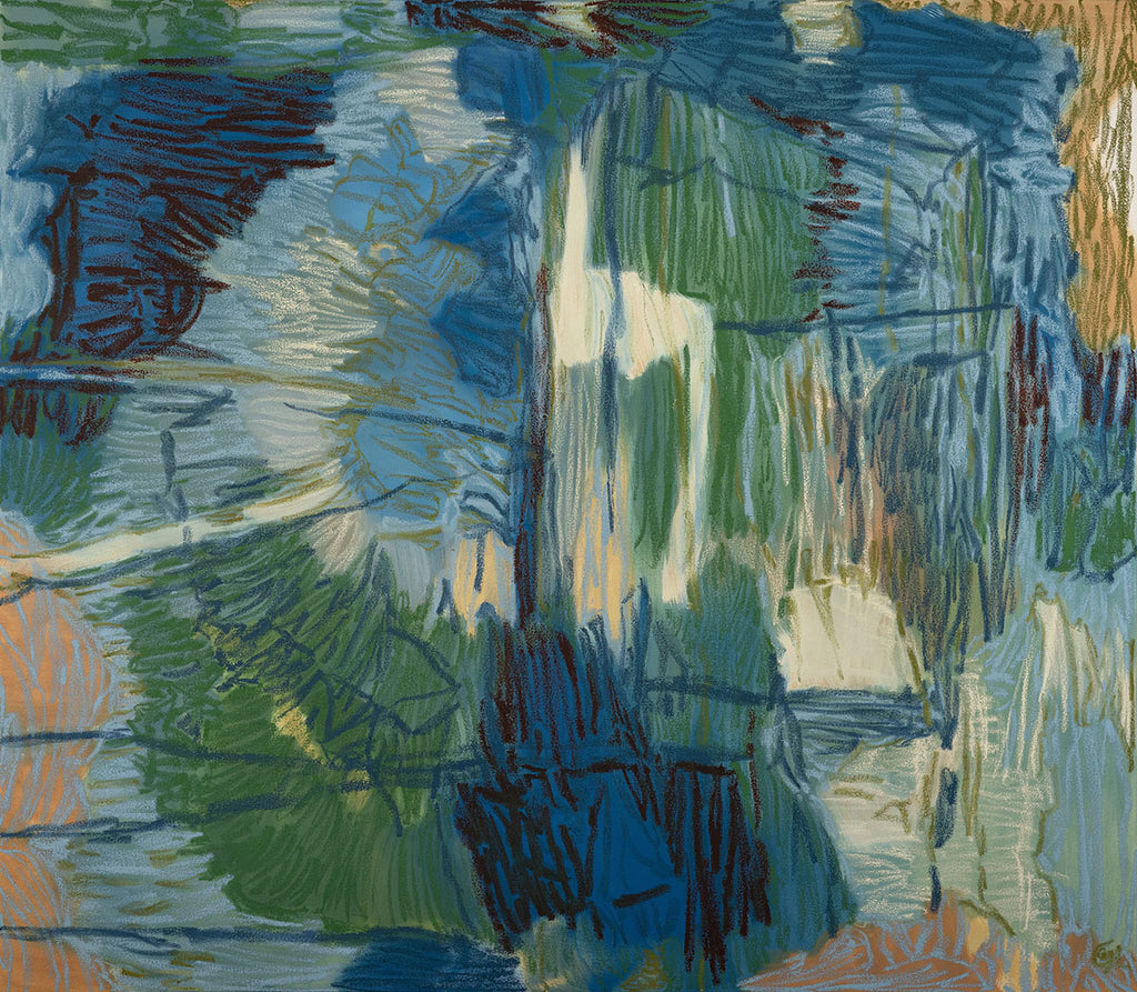 Anne Griffiths artwork 'Sound Waves' available at Bau-Xi Gallery Vancouver