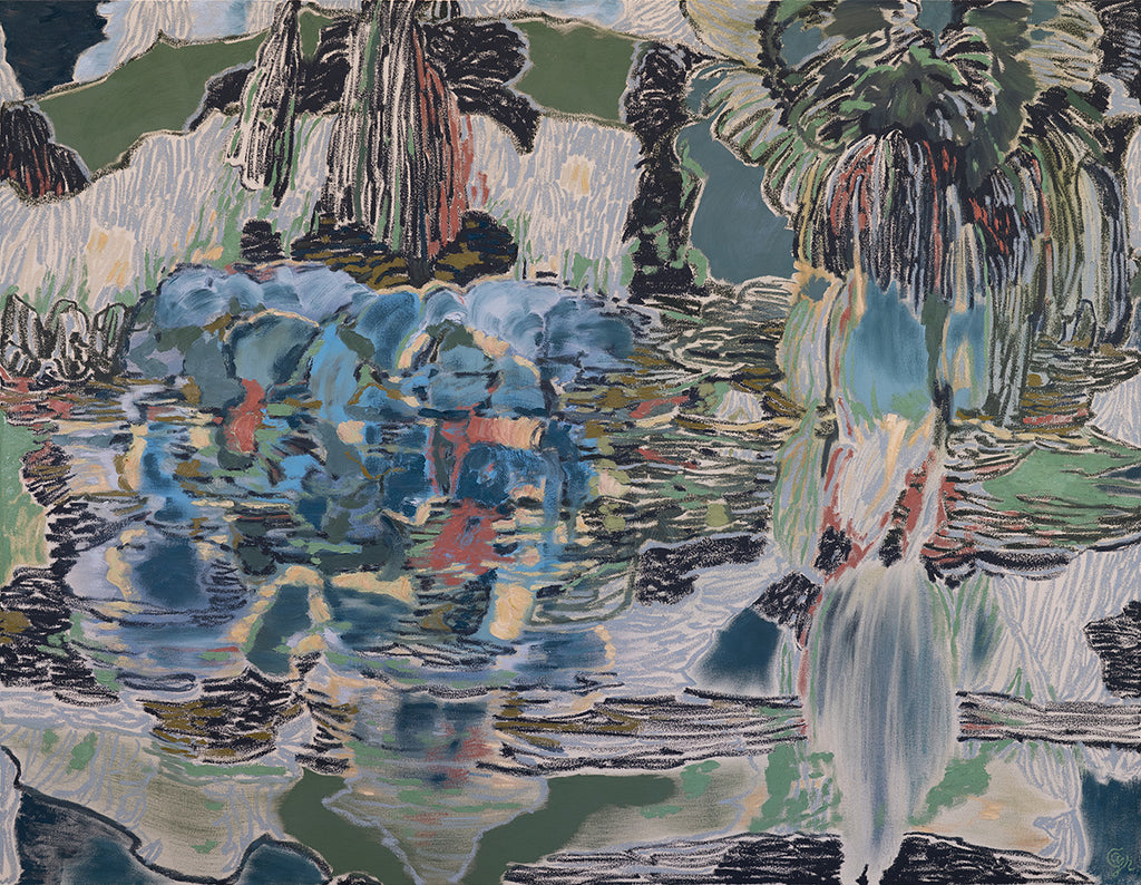 Anne Griffiths artwork 'Apogean Tide' available at Bau-Xi Gallery Vancouver