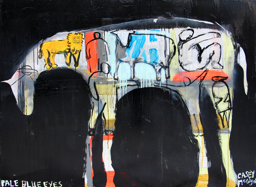 Casey McGlynn artwork 'Pale Blue Eyes' available at Bau-Xi Gallery Vancouver