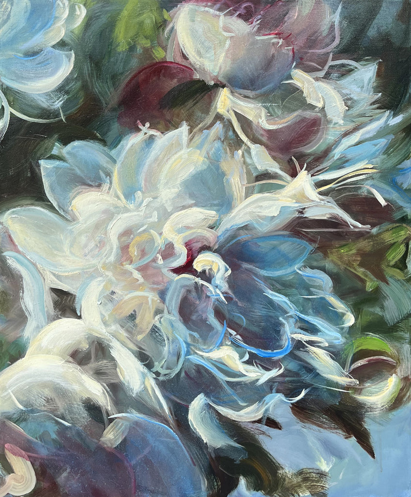 Jamie Evrard artwork 'Storm Tossed - Cerulean' available at Bau-Xi Gallery Vancouver