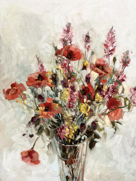 Jamie Evrard artwork 'Wildflowers' available at Bau-Xi Gallery Vancouver