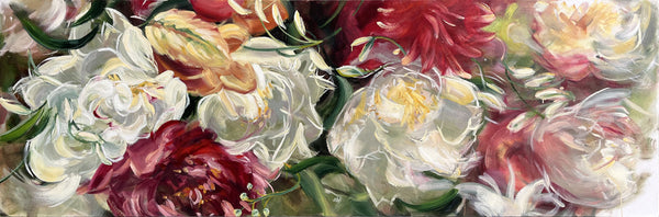 Jamie Evrard artwork 'Summer Baroque' available at Bau-Xi Gallery Vancouver