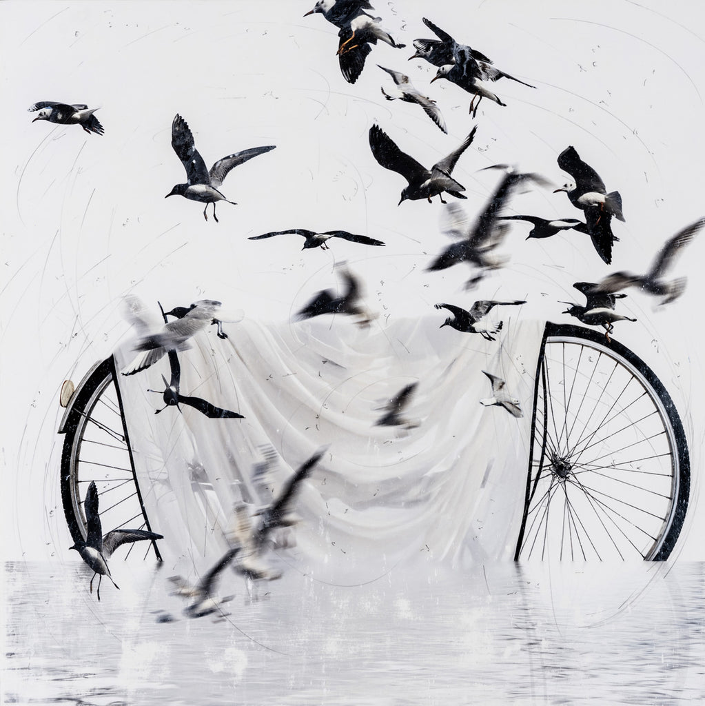 Andre Petterson artwork 'Flock' available at Bau-Xi Gallery Vancouver