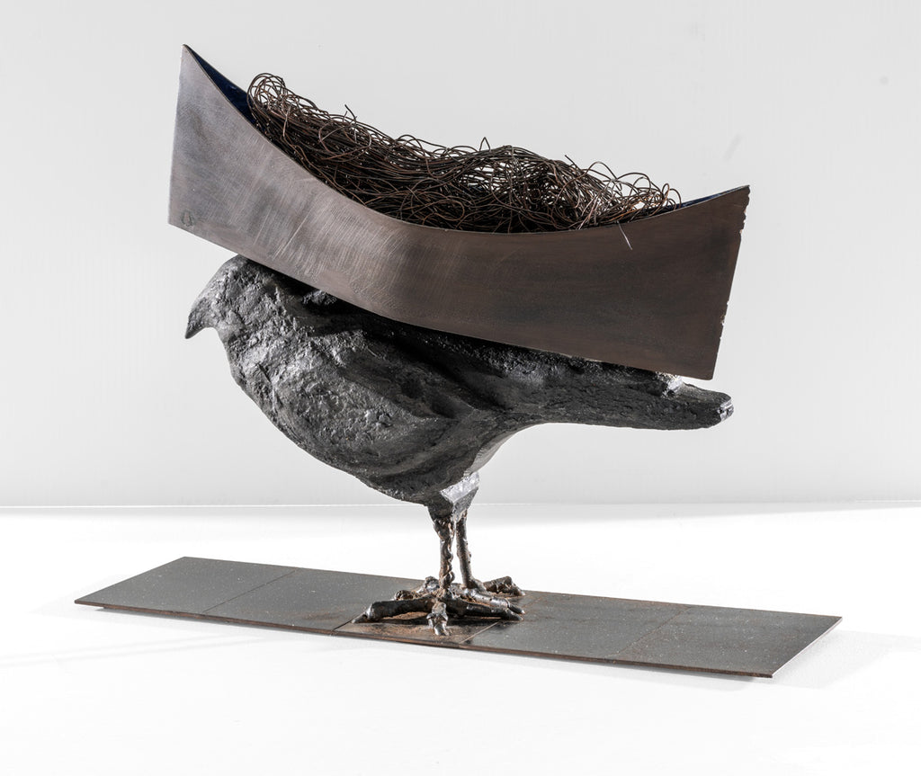 Andre Petterson artwork 'Bird With Boat' available at Bau-Xi Gallery Vancouver