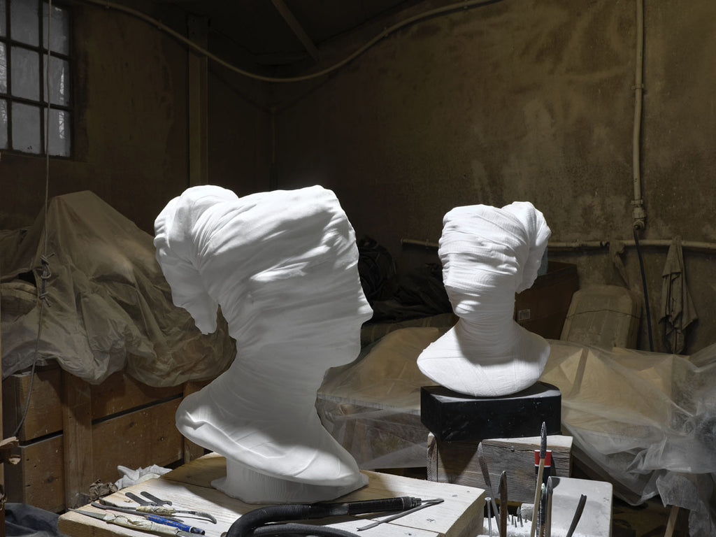 Richard Barnes artwork 'Double Vestia (F.Tincolini) Fantiscritti, Carrara' available at Bau-Xi Gallery Vancouver