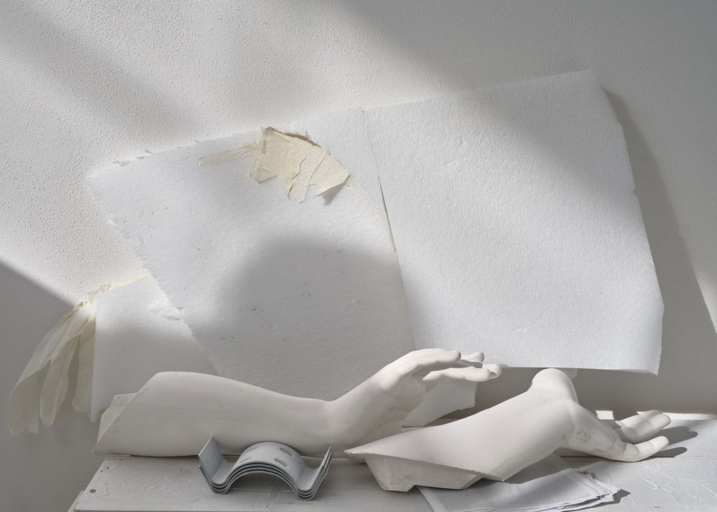 Richard Barnes artwork 'Marble Hands, Valta Studio, Carrara' available at Bau-Xi Gallery Vancouver