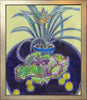 Clivia, Cabbage and Lemons on Purple