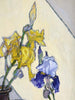 Field Poppy, Three Irises, Geranium