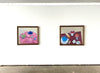 Pink Cloth with Teapots and Grapes