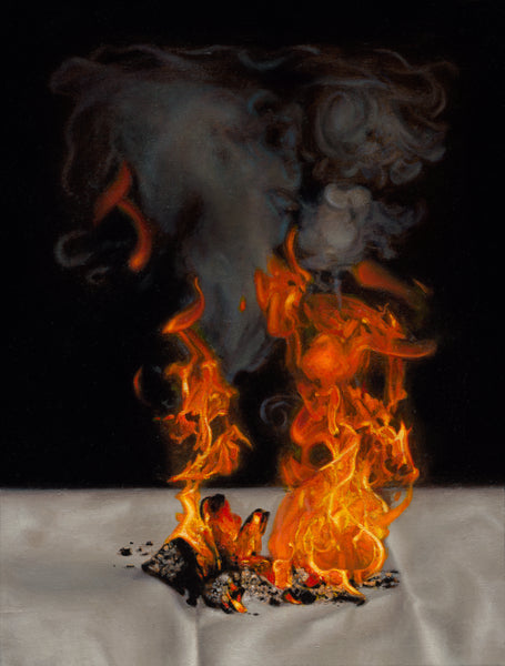 To burn is not to vanish