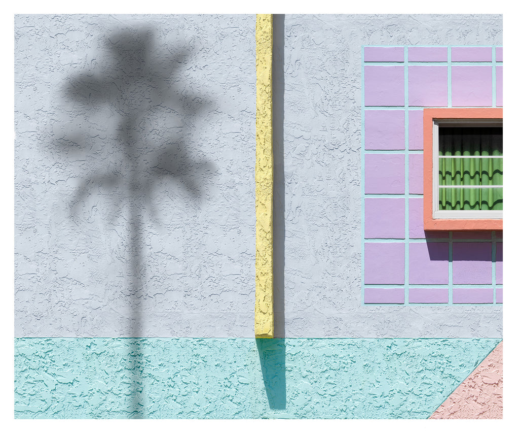 George Byrne Artwork | Colourful, bright, geometric architectural photographs of city streets in Miami, Los Angeles and Palm Springs.