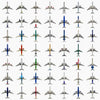 Jeffrey Milstein Artwork | Colourful, dramatic, graphic, and geometric aerial photographs of New York, Paris, London, Versailles, and Los Angeles.