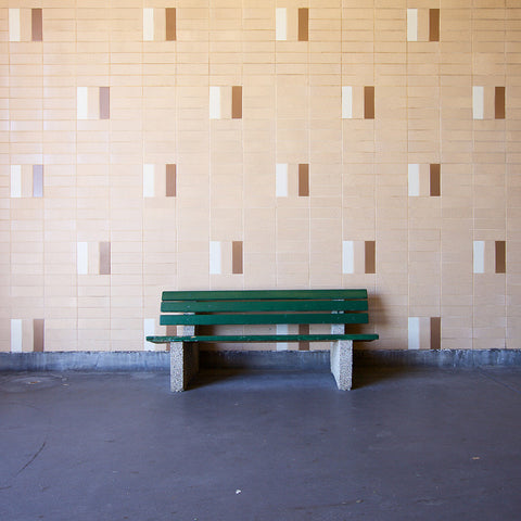 Warden Station Bus Bay Bench, Toronto - 36x36 in.