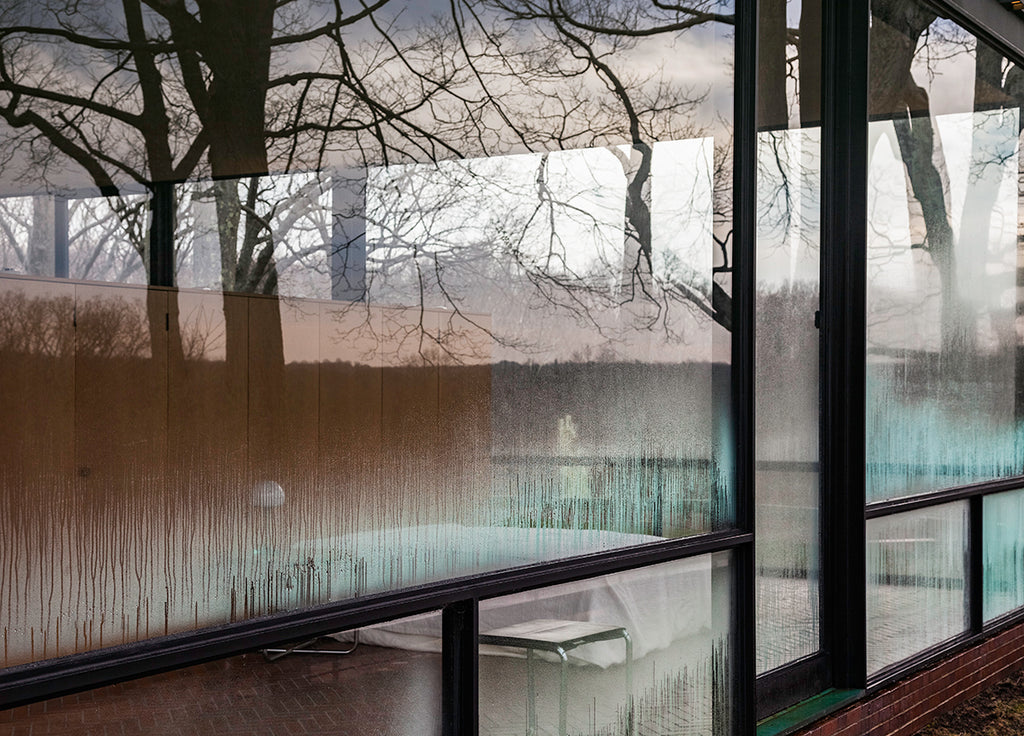 Condensation from Exterior Looking in, Glass House - Available in 3 Sizes