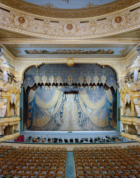David Leventi artwork 'Curtain, Mariinsky Theatre, Saint Petersburg, Russia' available at Bau-Xi Gallery Toronto, Ontario