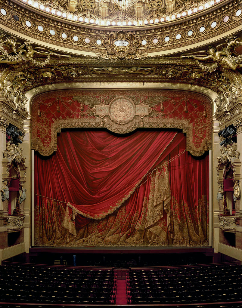David Leventi artwork 'Curtain, Palais Garnier, Paris, France' available at Bau-Xi Gallery Toronto, Ontario