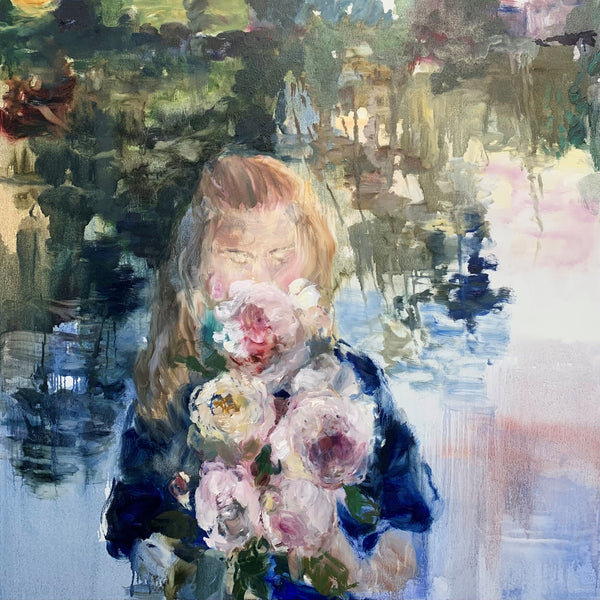 Darlene Cole artwork 'Reverie (autumn roses)' available at Bau-Xi Gallery Toronto, Ontario