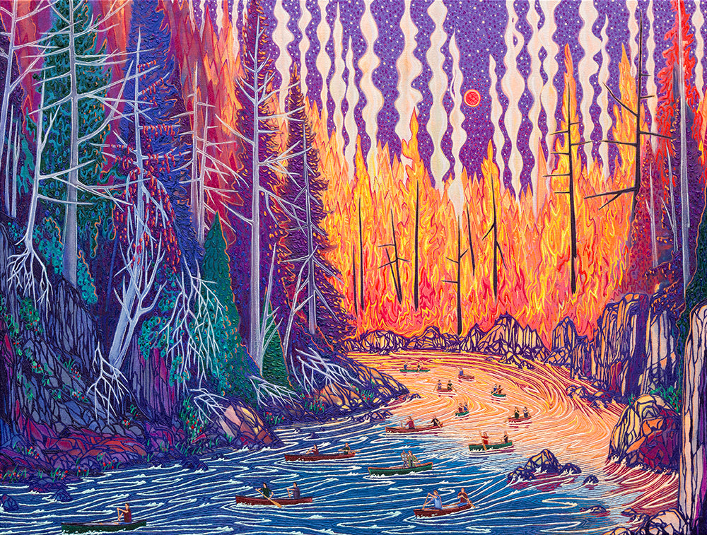 Kyle Scheurmann artwork 'The Forest Sighed On Either Side' available at Bau-Xi Gallery Toronto, Ontario