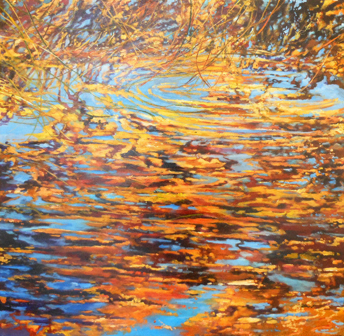 Ken Wallace Artwork | Paintings of landscapes and water reflections in his modern take on the traditional subject matter.