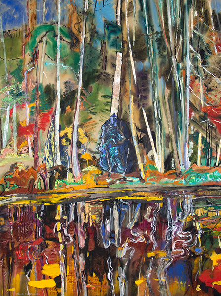 David T. Alexander artwork 'Flooded Foreshore' available at Bau-Xi Gallery Toronto, Ontario