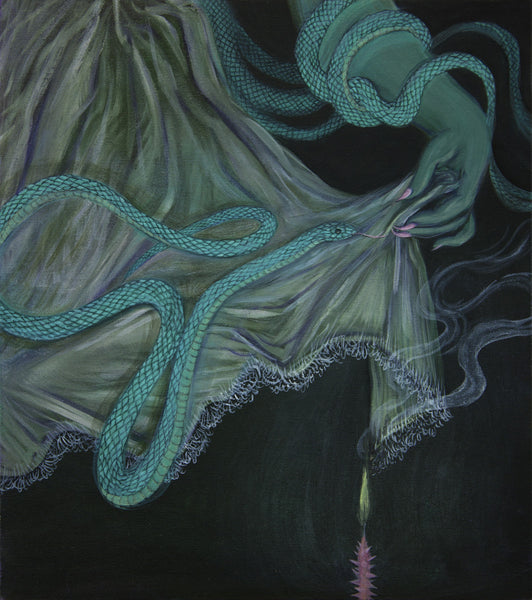 Michelle Nguyen artwork 'Burning Shroud' available at Bau-Xi Gallery Vancouver