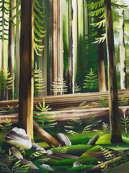 Gavin Lynch artwork 'Nurse Logs' available at Bau-Xi Gallery Vancouver