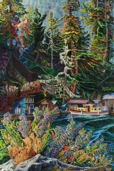Drew Burnham artwork 'Broughton Hideaway' available at Bau-Xi Gallery Vancouver