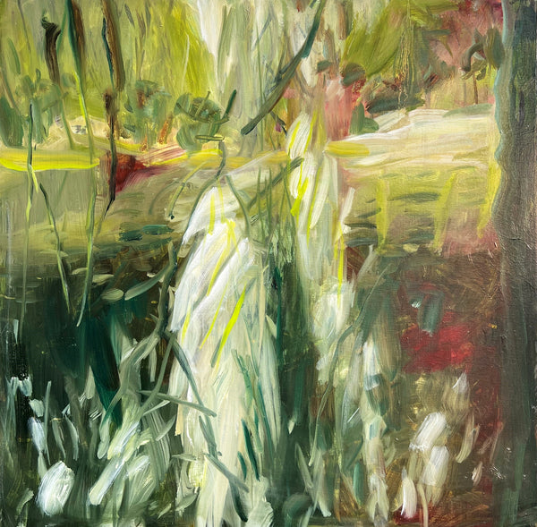 Jamie Evrard artwork 'Under the Willows' available at Bau-Xi Gallery Vancouver