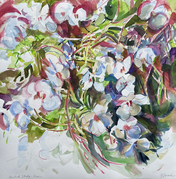 Jamie Evrard artwork 'Orchid Study - Rose' available at Bau-Xi Gallery Vancouver