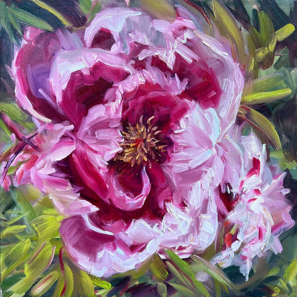 Jamie Evrard artwork 'Fleur du Mal - Red' available at Bau-Xi Gallery Vancouver