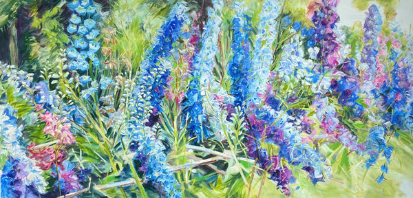 Jamie Evrard artwork 'Garden at the Forest's Edge' available at Bau-Xi Gallery Vancouver