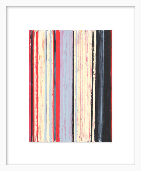 Vicky Christou artwork 'Colour Study, Red, Black & Grey #1' available at Bau-Xi Gallery Vancouver