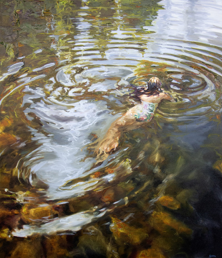 Vicki Smith artwork 'Ripple Effect' available at Bau-Xi Gallery Vancouver