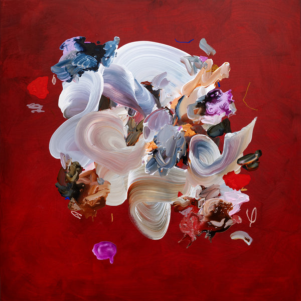 Janna Watson artwork 'Red Note Deep In My Mind' available at Bau-Xi Gallery Vancouver