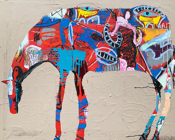 Casey McGlynn artwork 'Silver Springs Horse' available at Bau-Xi Gallery Vancouver