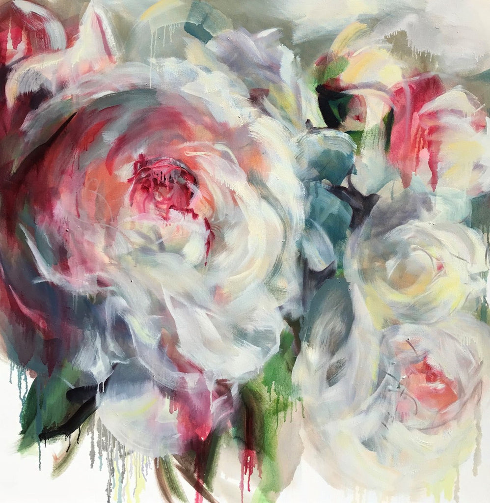 Jamie Evrard Artwork | Rich, colorful, gestural, floral, landscape, and still life watercolor and oil painting.