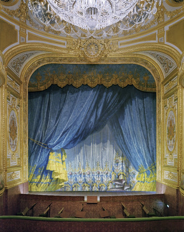 Curtain, The Imperial Theatre, Chateau de Fontainebleau, Fontainebleau, France, 2019 - 3 sizes