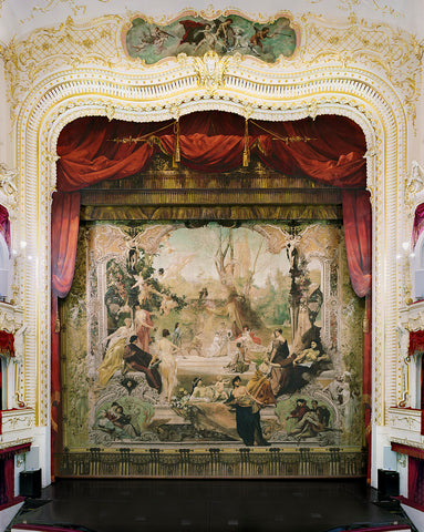 Gustav Klimt Painted Curtain, Municipal Theatre, Karlovy Vary, Czech Republic, 2019 - 3 sizes
