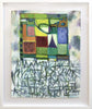 Sylvia Tait - Variations on a Theme-June, Acrylic on Archival Paper, Framed in White with Glass,  - Bau-Xi Gallery