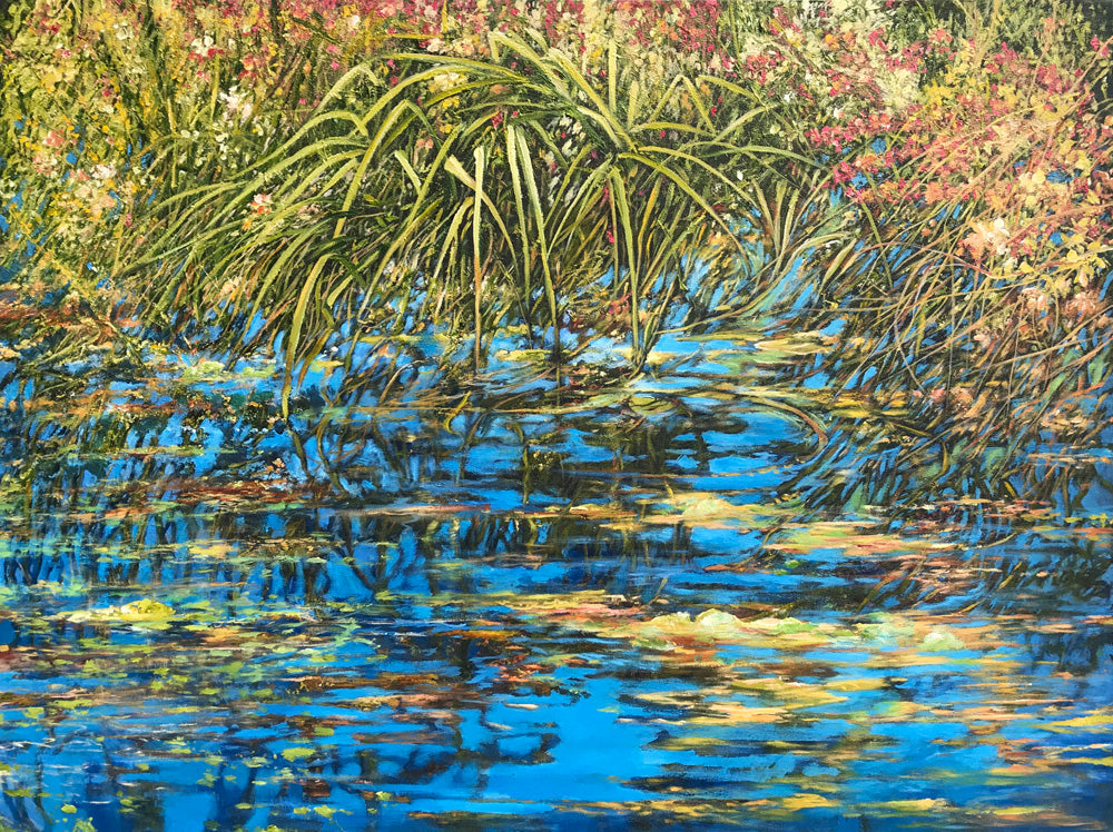Ken Wallace Artwork | Paintings of landscapes and water reflections in his modern take on the traditional subject matter.